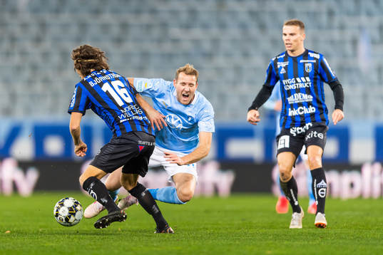 Sirius Axel Björnström och Malmö FFs  Ola Toivonen