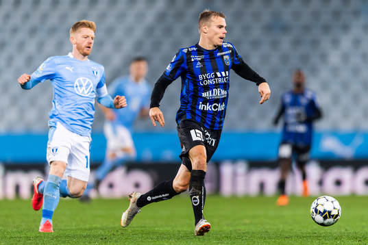 Malmö FFs Anders Christiansen och Sirius Elias Andersson