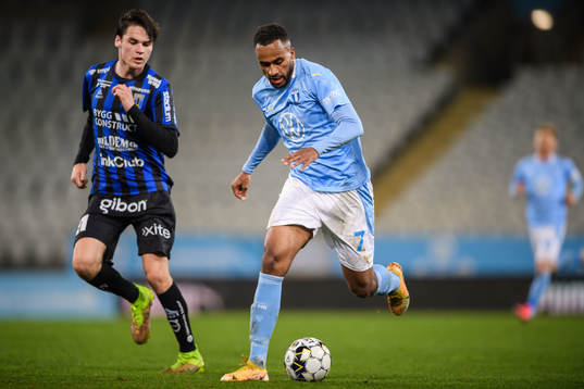 Sirius Jamie Roche och Malmö FFs Isaac Kiese Thelin