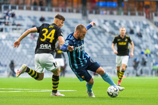 s Erik Ring och Djurgårdens Nicklas Bärkroth