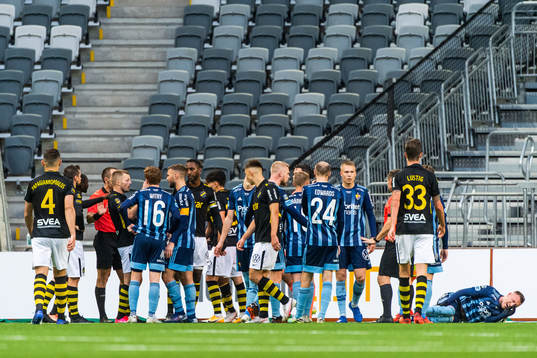 s och Djurgårdens spelare