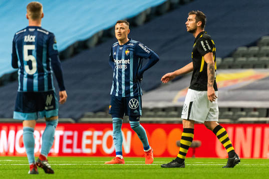 Djurgårdens Fredrik Ulvestad deppar