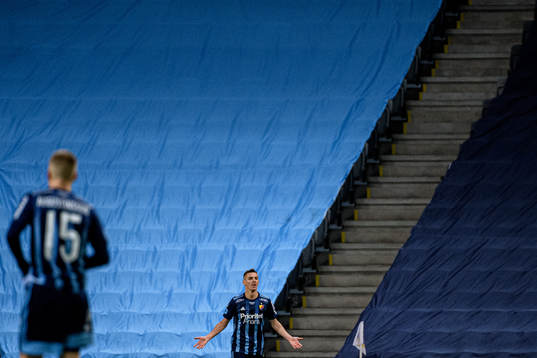Djurgårdens Haris Radetinac deppar