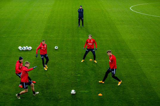 Lars Lagerbäck, head coach of the Norwegian national
