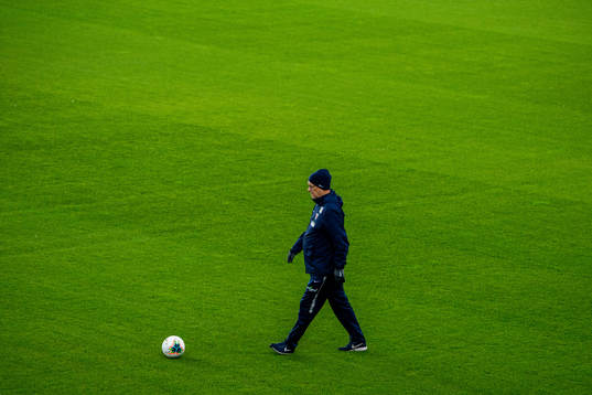 Lars Lagerbäck, head coach of the Norwegian national