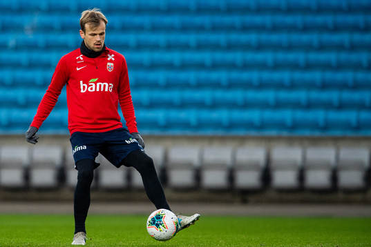Iver Fossum of the Norwegian national football team