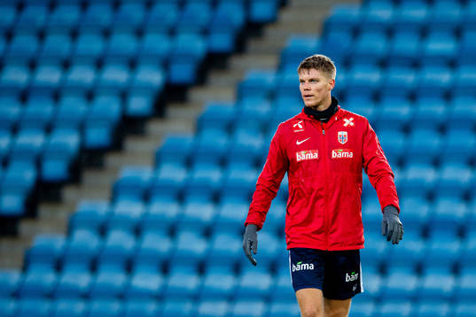 Sigurd Rosted of the Norwegian national football team