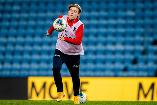 Jens Petter Hauge of the Norwegian national football team