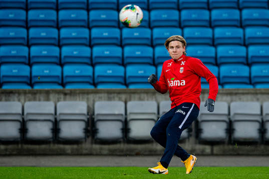 Jens Petter Hauge of the Norwegian national football team