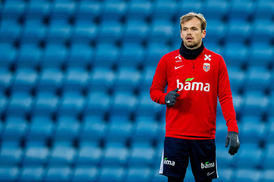 Iver Fossum of the Norwegian national football team