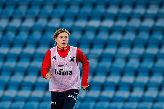 Jens Petter Hauge of the Norwegian national football team