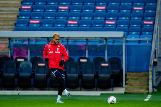 Joshua King of the Norwegian national football team