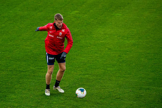 Sigurd Rosted of the Norwegian national football team