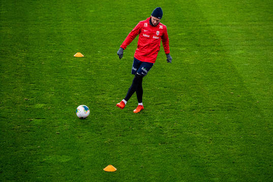 Stefan Johansen of the Norwegian national football team