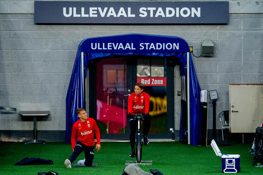 Leo Skiri Østigård and Patrick Berg of the Norwegian