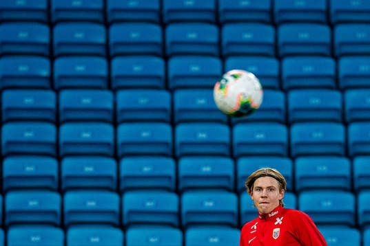 Jens Petter Hauge of the Norwegian national football team