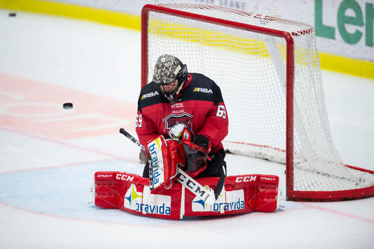 Malmö Redhawks målvakt Oscar Alsenfelt