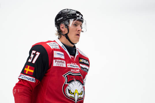 Malmö Redhawks Emil Sylvegård deppar