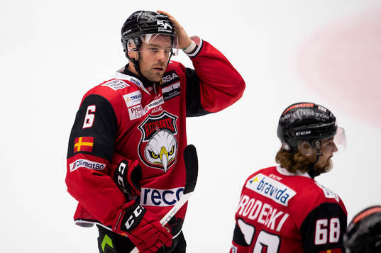 Malmö Redhawks Patrik Hersley deppar