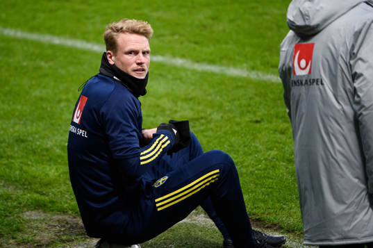 Oscar Hiljemark of the Swedish national football team