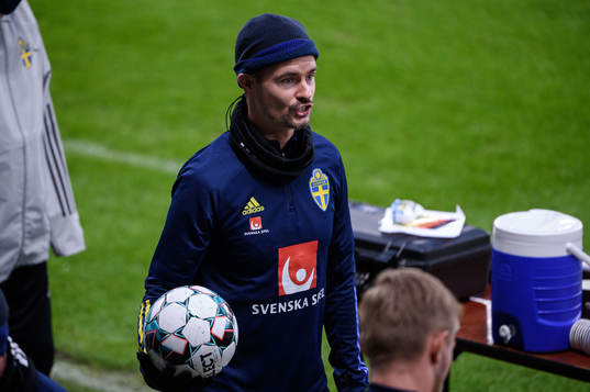 Mikael Lustig of the Swedish national football team