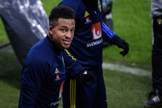 Martin Olsson of the Swedish national football team