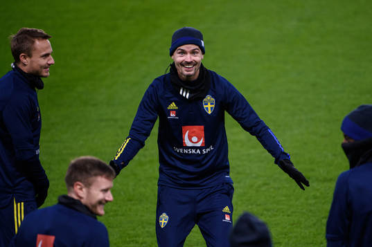 Mikael Lustig of the Swedish national football team