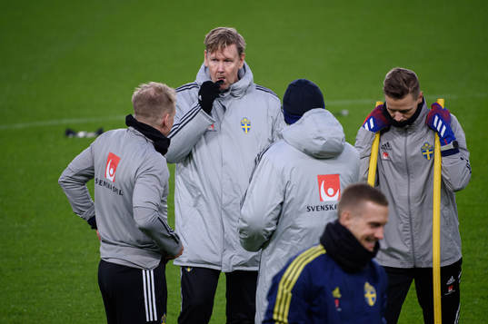 Assistant coach Peter Wettergren of the Swedish national