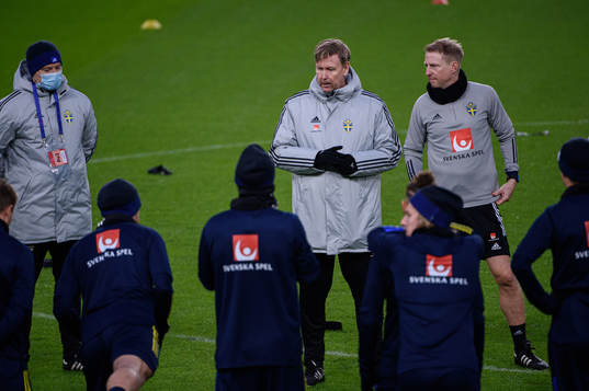 Assistant coach Peter Wettergren of the Swedish national