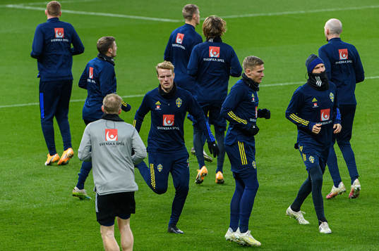 Oscar Hiljemark of the Swedish national football team