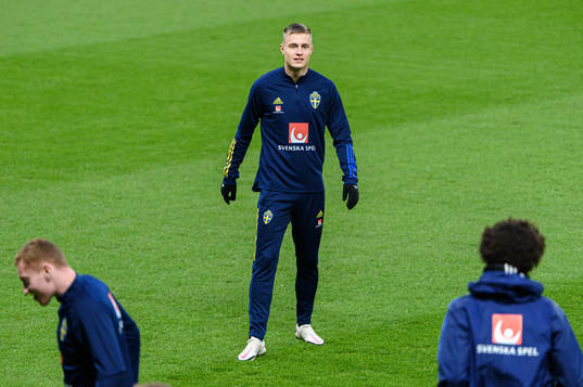 Mattias Svanberg of the Swedish national football team