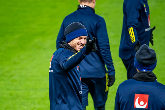 Gustav Svensson of the Swedish national football team