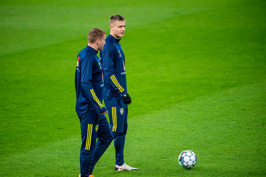 Mattias Svanberg of the Swedish national football team