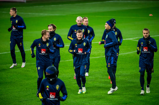 The player of the Swedish national football team