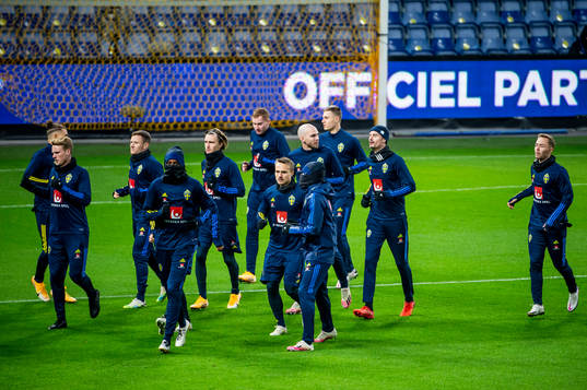The player of the Swedish national football team