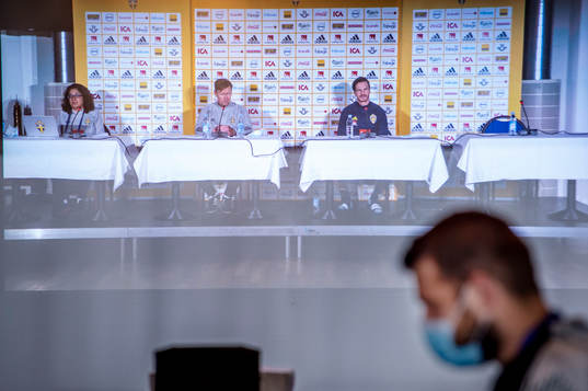 Assistant coach Peter Wettergren of the Swedish national