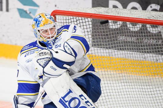 Leksands målvakt Janne Juvonen