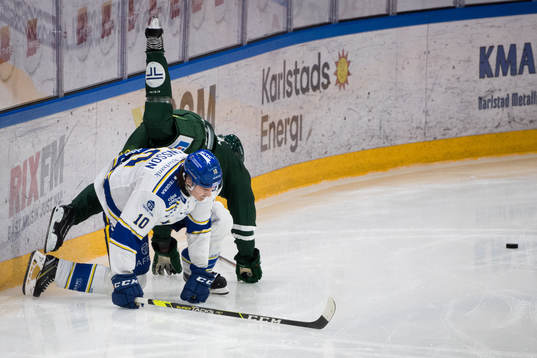 Leksands Johan Fransson och Färjestads Carl Jakobsson