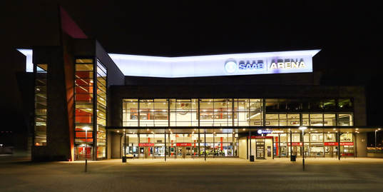 SAAB Arena före ishockeymatchen i SHL mellan Linköping