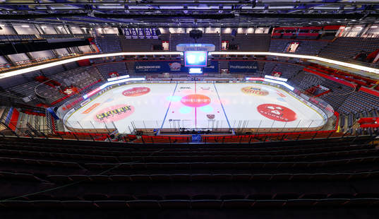 SAAB Arena före ishockeymatchen i SHL mellan Linköping