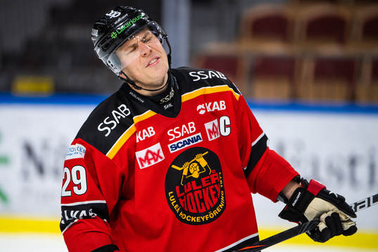 Luleås Erik Gustafsson deppar