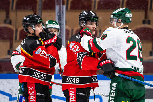 Luleås Oscar Engsund och Frölundas Johan Sundström