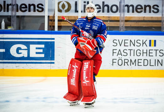 Oskarshamns målvakt Hugo Engsund