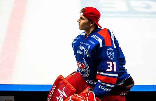 Oskarshamns målvakt Hugo Engsund