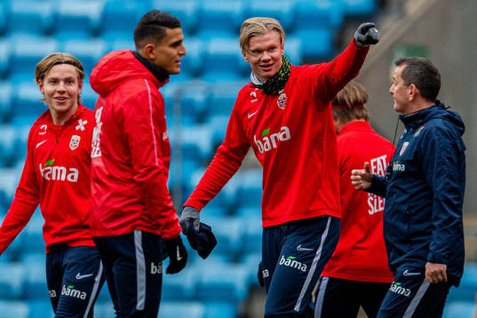 Erling Braut Haaland of the Norwegian national football team