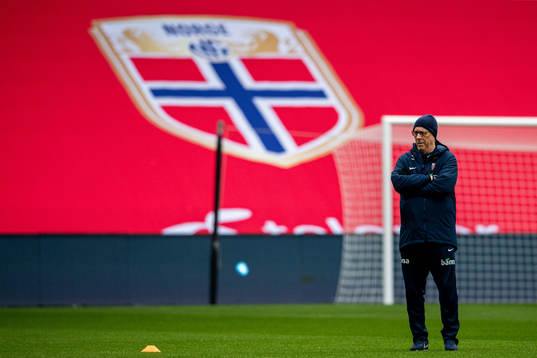 Lars Lagerbäck, head coach of the Norwegian national