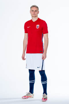 Simen Juklerød of the Norwegian national football team