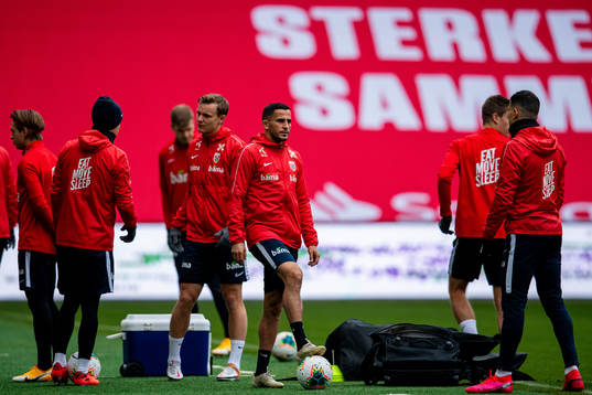 Omar Elabdellaoui of the Norwegian national football team
