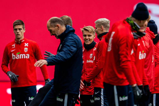 Martin Ødegaard of the Norwegian national football team