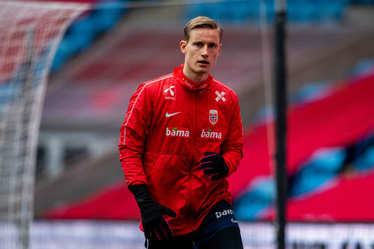 Goalkeeper Sondre Rossbach of the Norwegian national